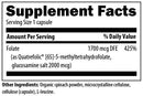 l-5-mthf designs for health supplement facts