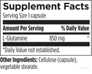 l-glutamine designs for health supplement facts