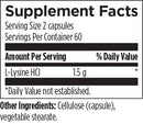 l-lysine designs for health supplement facts