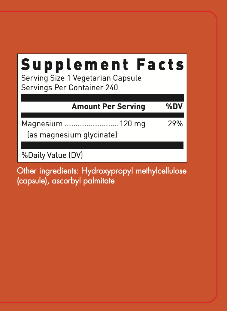 magnesium glycinate supplement