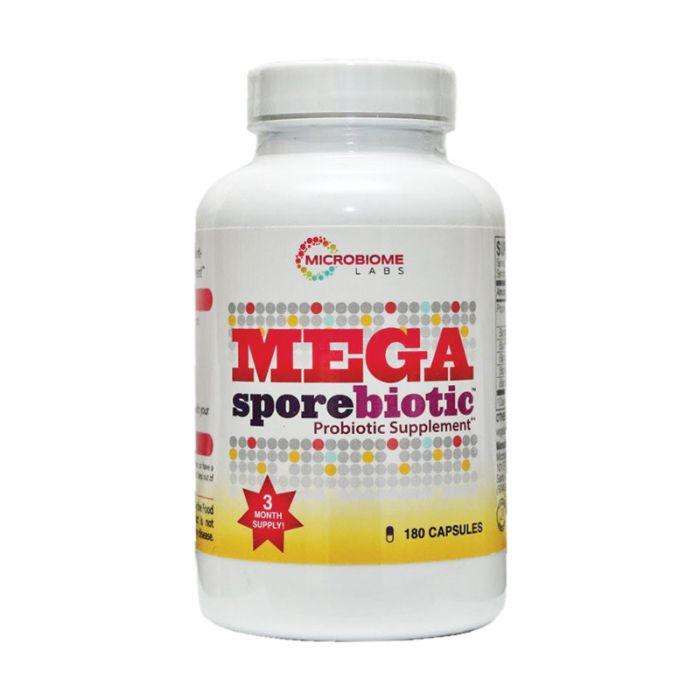 MegaSporeBiotic (180 capsules, 3-month supply) Front