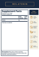 Melatonin supplement fact