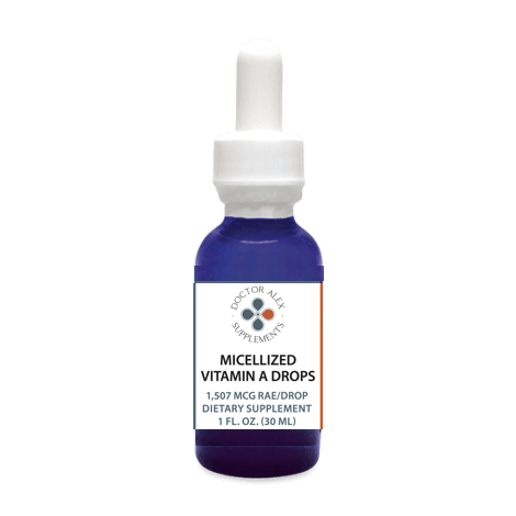 Micellized Vitamin A Liquid (Klaire Labs) Bottle