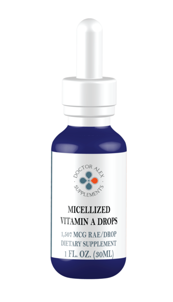 micellized vitamin A Drops supplements | doctor alex rinehart | simple health supplements | klaire labs | seeking health