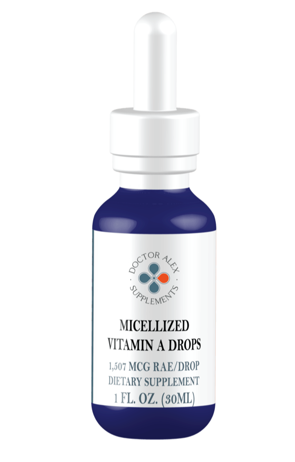 Micellized vitamin a drops | Klaire labs | seeking health |  vegan vitamin a supplement | liquid vitamin a