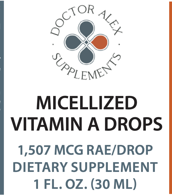 Micellized Vitamin A Drops (Doctor Alex Supplements)