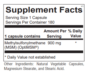msm 900 ortho molecular supplement