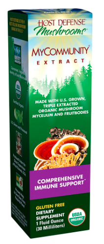 MyCommunity EXTRACT - Host Defense Mushrooms 1oz Front
