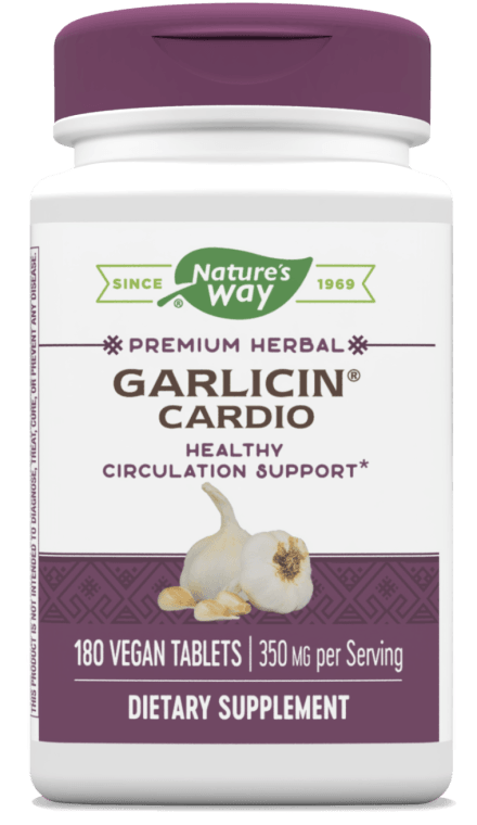 Garlicin Cardio tabs (Nature's Way) 180ct