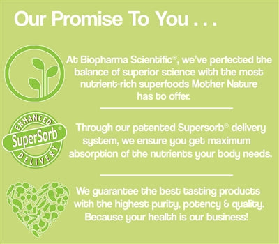 nanogreens10 Probiotic 10.6 oz (BioPharma Scientific) Guarantee