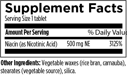 Niacin CRT 500 mg NE Designs for Health
