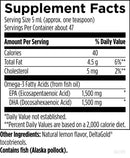 omegavail hi-po liquid designs for health supplement facts