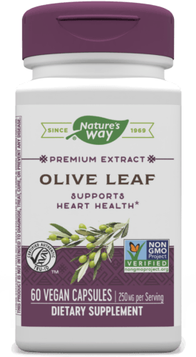 Olive Leaf 12% (Std) 60 veg capsules (Nature's Way)