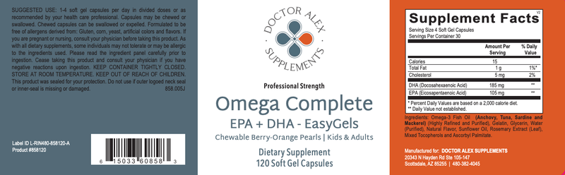 DISCONTINUED - Omega Complete EPA+ DHA - EasyGels