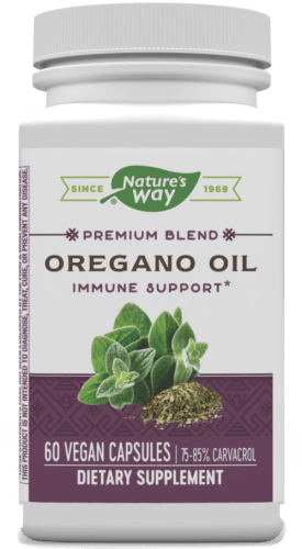 Oregano Oil (Std) 60 liquid veg capsules (Nature's Way)