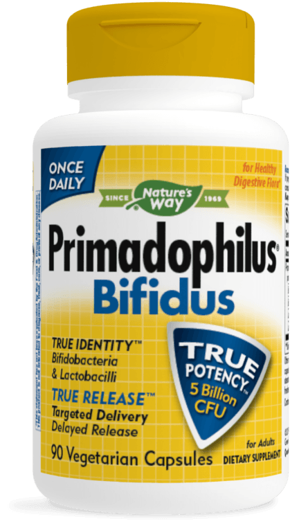 Primadophilus Bifidus 90 veg capsules [REFRIGERATED] (Nature's Way)