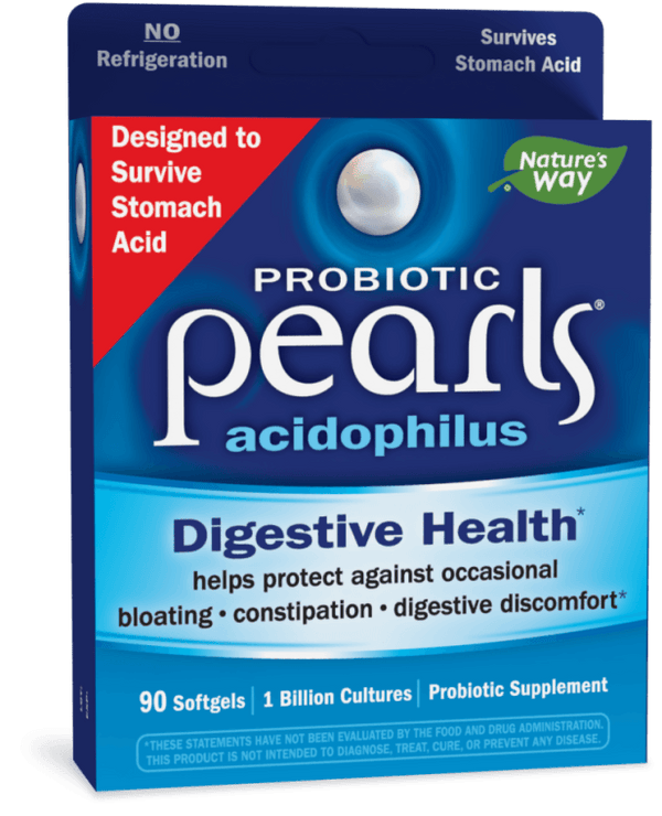 Probiotic Pearls Acidophilus 90 softgels (Nature's Way)