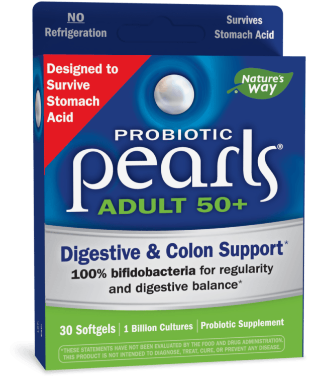 Probiotic Pearls Adult 50+ 30 softgels (Nature's Way)