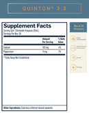Quinton isotonic ampule supplement fact