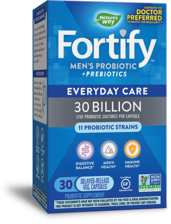 Fortify Men’s Probiotic 30 Billion 30 veg capsules (Nature's Way)