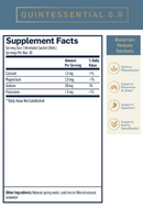 Quintessential 0.9 supplement facts