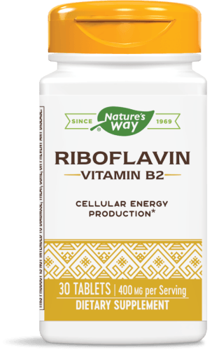Riboflavin Vitamin B2 30 tabs (Nature's Way)