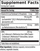 SAMe designs for health supplement facts