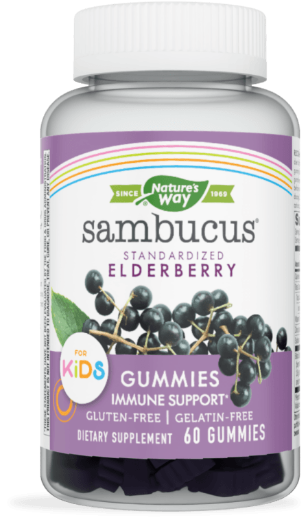 Sambucus Gummies for Kids 60 ct (Nature's Way)