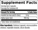 sensitol designs for health supplement facts