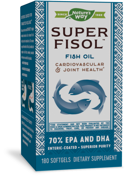 Super Fisol Fish Oil softgels (Nature's Way) 180ct