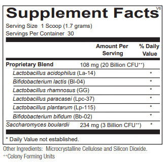 ortho biotic powder ortho molecular supplement