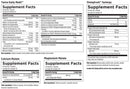 twice daily packets designs for health supplement facts