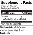 tegricel colostrum designs for health supplement facts