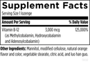 tricobalamin designs for health supplement facts
