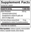uric-x designs for health supplement facts