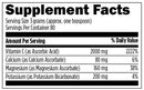 vitamin c designs for health supplement facts