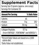 whole body collagen designs for health supplement facts