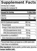 xanthomega krill oil designs for health supplement facts