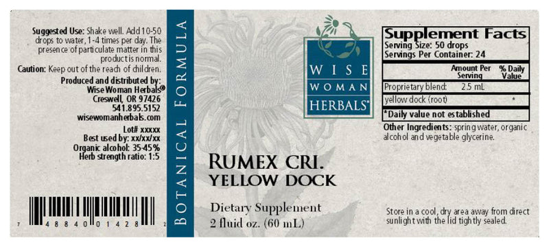 buy rumex yellow dock wise woman herbals