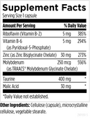 zinc supreme designs for health supplement facts